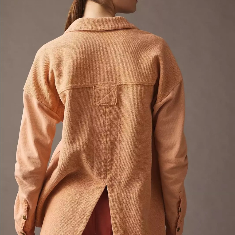 Anthropologie XS PILCRO Stylish Peach Jacket - Picture 4 of 11